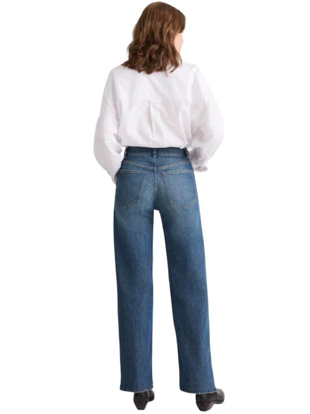 Madewell The Perfect Vintage Wide Leg Jean Harvey Wash Size 26 - Picture 4 of 11
